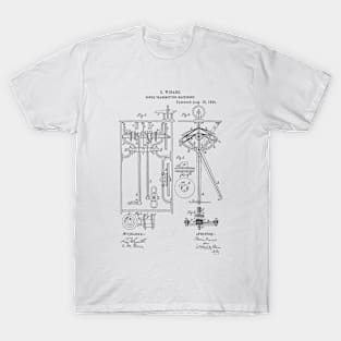 Power transmitting machinery Vintage Patent Hand Drawing T-Shirt